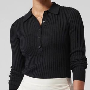 Athleta sweet bay Henley sweater